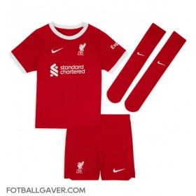 Liverpool Virgil van Dijk #4 Fotballklær Hjemmedraktsett Barn 2023-24 Kortermet (+ korte bukser)